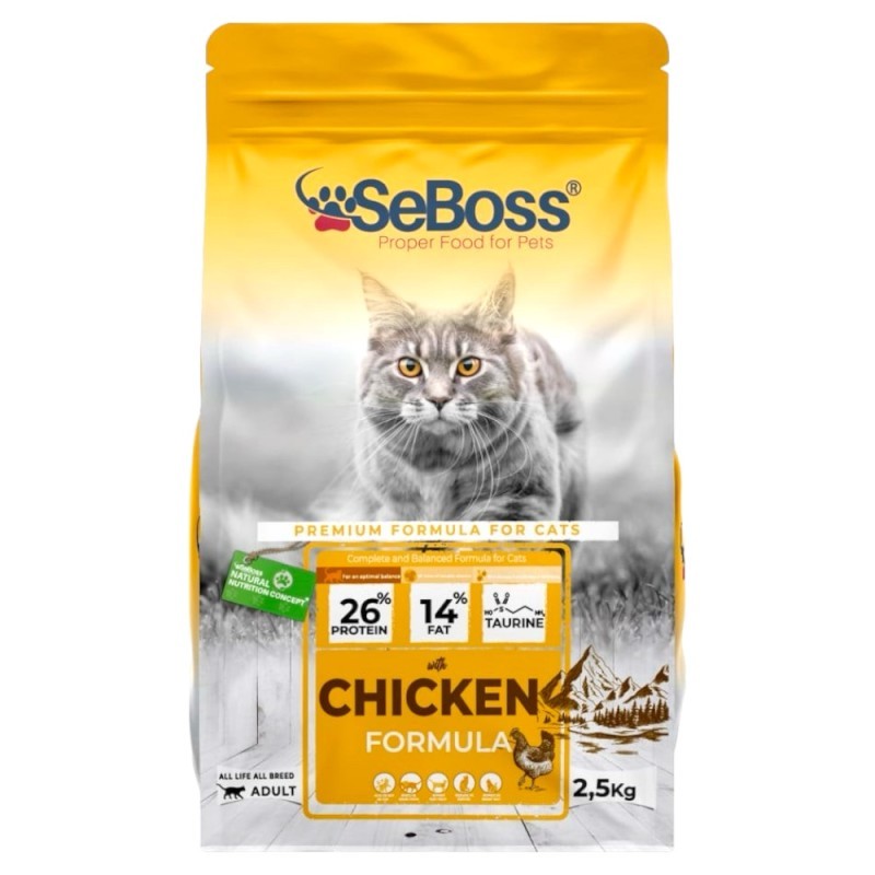 Seboss Adult Cat with Chicken