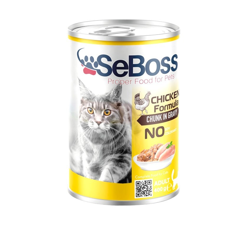 SeBoss Adult Cat Chicken Chunks in Gravy