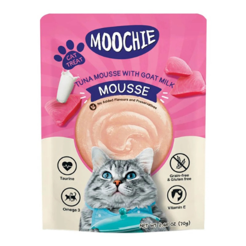 Moochie - Tuna Mousse w/ Goat Milk Pouch