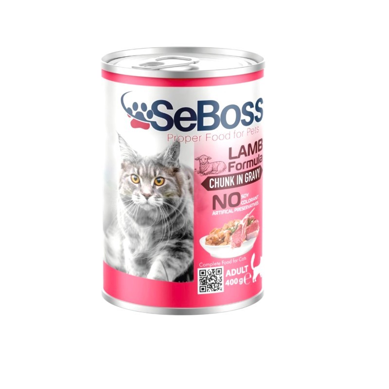 SeBoss Adult Cat Lamb Chunks in Gravy