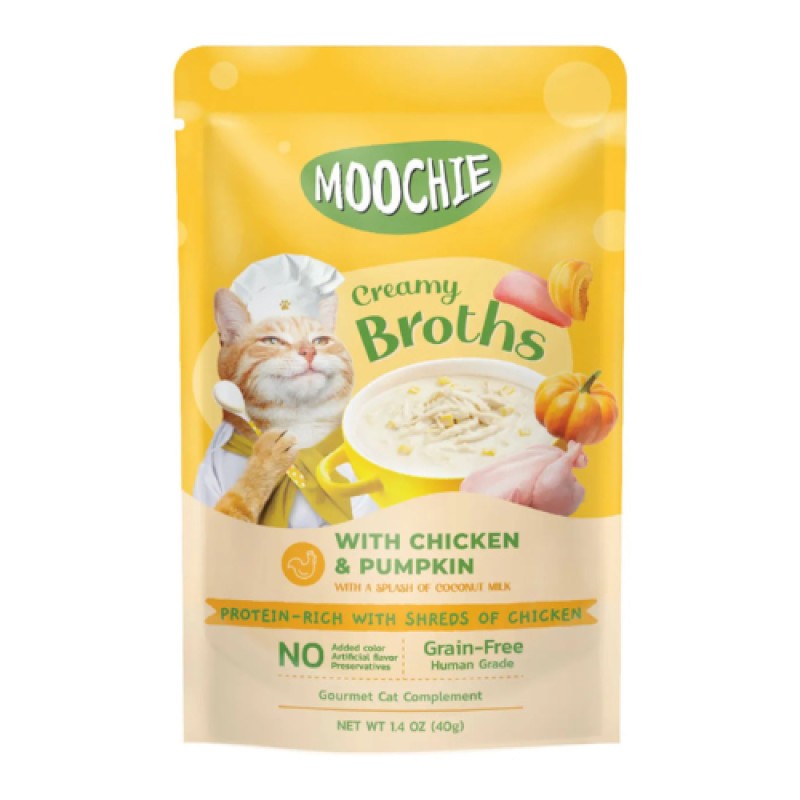 Moochie - Creamy Broth With Chicken & Pumpkin