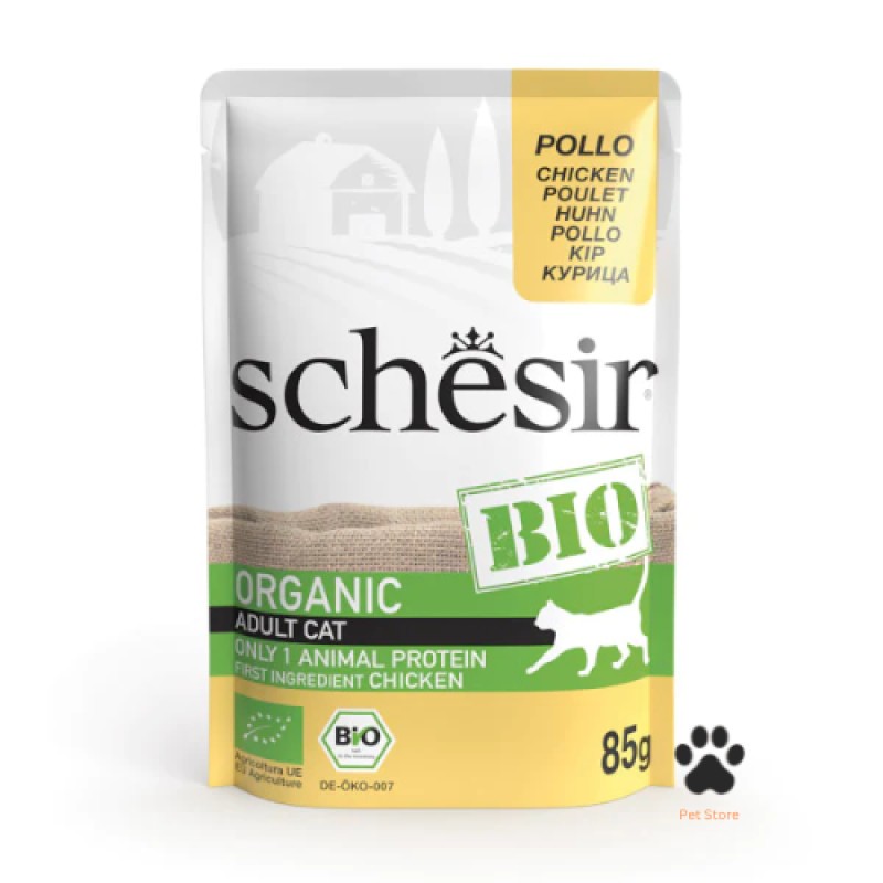 Schesir Cat Pouch Organic Chicken