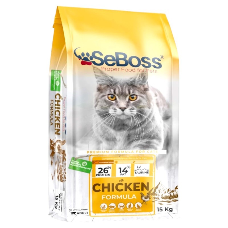 Seboss Adult Cat with Chicken