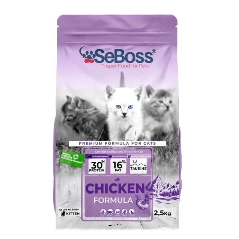 SeBoss Kitten with Chicken